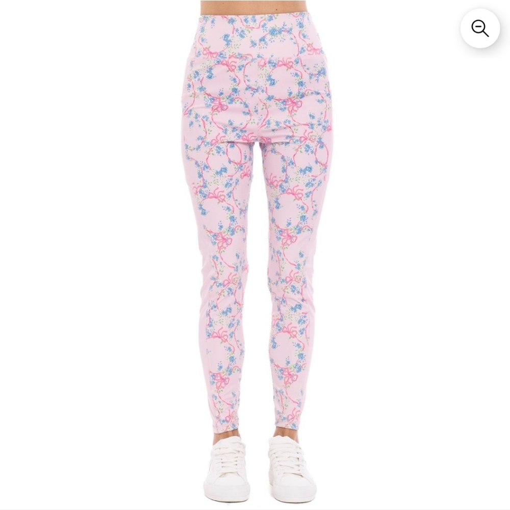 Shabby Chic Women's Active Legging Floral